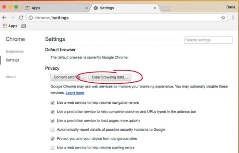 chrome browser for mac safe mode is on